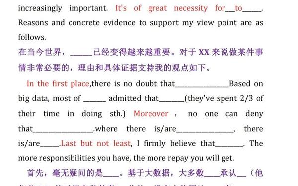 六级作文模板万能—六级英语作文范文10篇