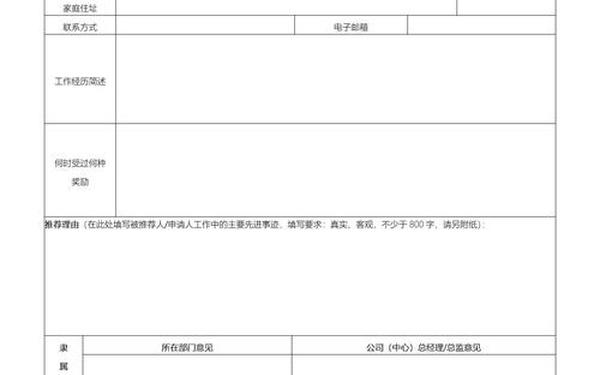 先进个人推荐表范文;保险公司先进工作者申请表怎么写