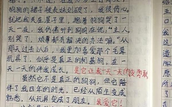 五年级上册语文作文我的心爱之物,我的心爱之物200字可抄免费
