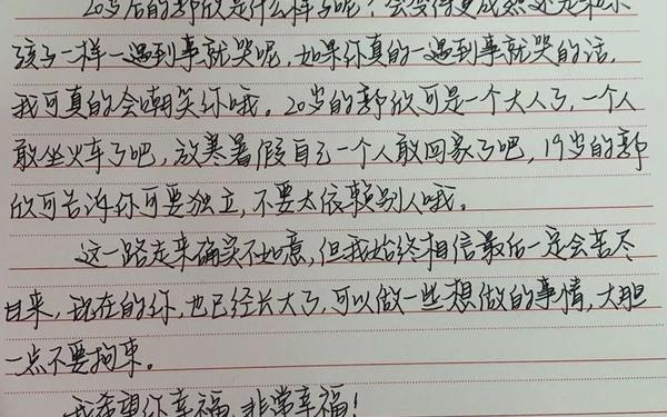 写给自己的一封信(给亲爱的一封信简短)