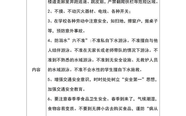 小学生安全教育内容记录;安全教育记录20篇 小学生安全教育内容记录;安全教育记录20篇