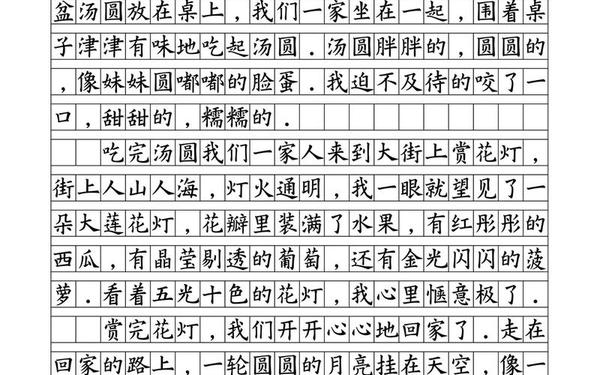 元宵节猜灯谜作文 猜字谜的作文400字