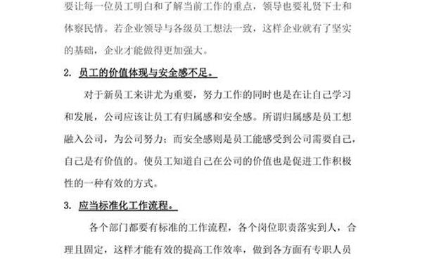 对公司发展的建议;对公司的意见和建议