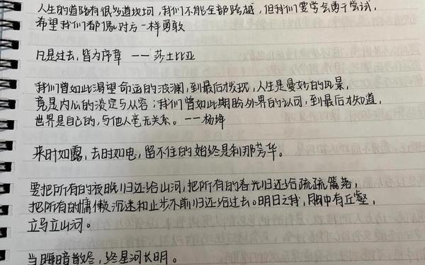 高中好词好句(高级好词好句摘抄)
