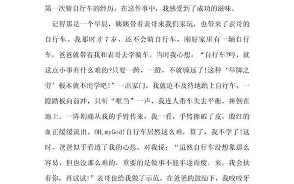 成功的滋味作文_____的滋味半命题作文五年级