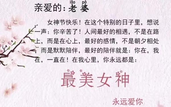 三八妇女节暖心的句子(三八妇女节祝贺词大全)
