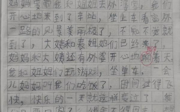 二年级日记30个字;一篇230字的日记