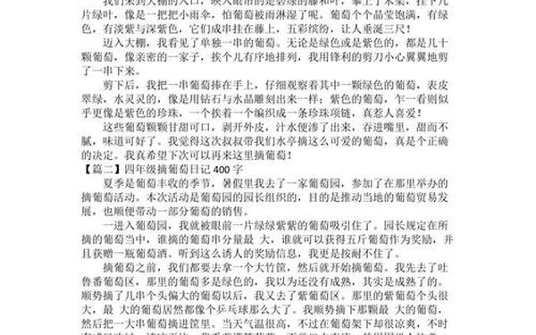 四年级摘抄作文300字;优秀记叙文摘抄400字小学