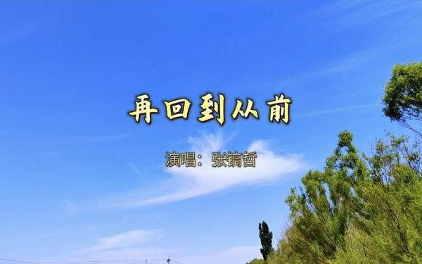 多想再回到从前(《再回到从前》原唱)