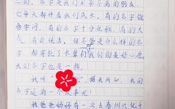 名字里的故事-名字里的故事作文50个字