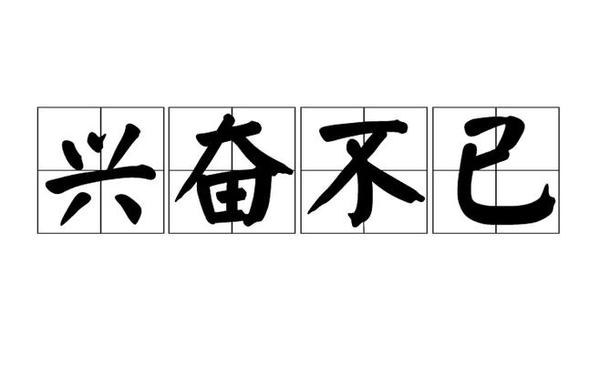兴奋的近义词_兴奋的高级替换词