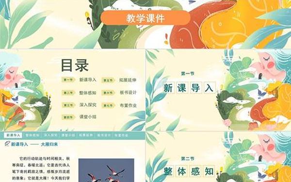大雁归来教案,大雁归来ppt课件优秀 大雁归来教案,大雁归来ppt课件优秀