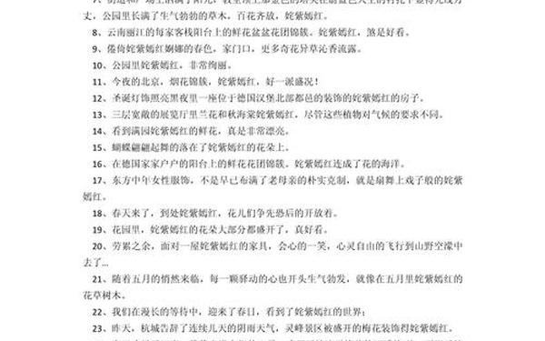 姹紫嫣红造句—用姹紫嫣红写一句话