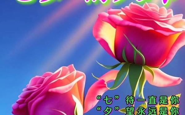七夕快乐祝福语句;七夕经典短句子
