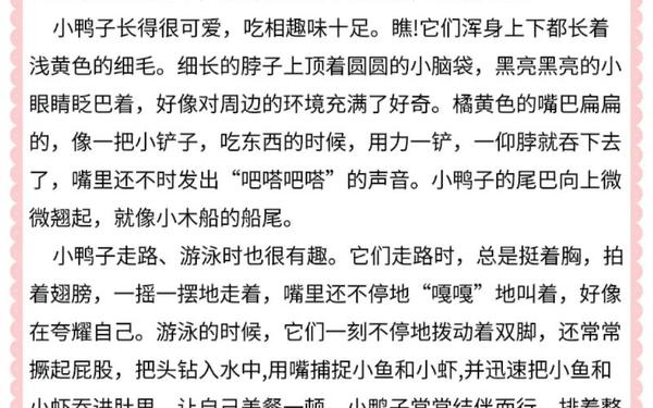 四年级上册第一单元的作文-四年级下册第四单元的作文350字
