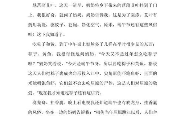 难忘的端午节作文-元宵节作文300字