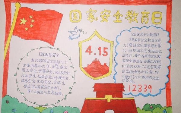 全民国家安全教育日手抄报内容 全民国家安全日的手抄报