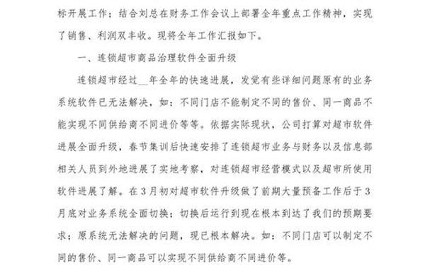会计年终总结个人;财务汇报工作范文