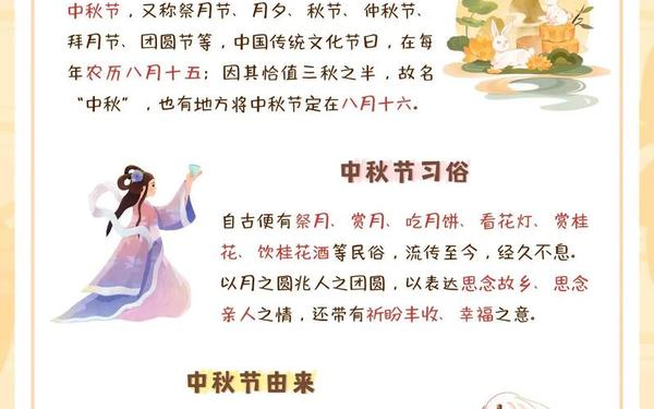 中秋节的由来50字;中国中秋节的来历