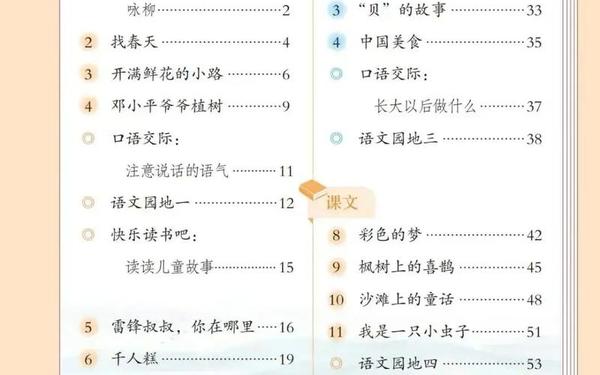 小学二年级语文书电子版 二下语文 小学二年级语文书电子版 二下语文