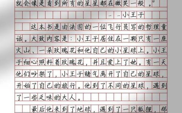 小王子读后感500字;小王子最后尸骨照片