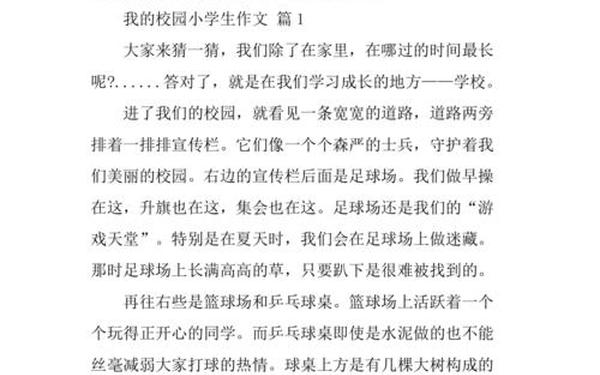 我们的学校三年级作文—我的学校三年级300字