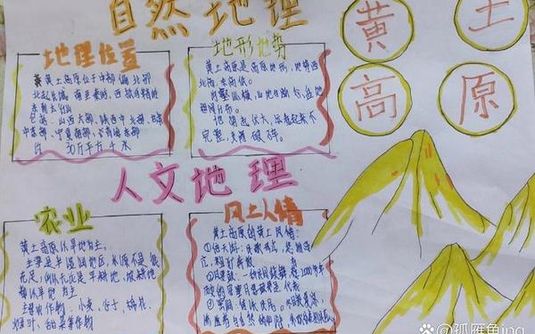 地理手抄报内容 中国地理手抄报文字