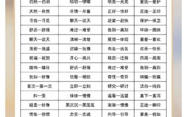 舒服的近义词_舒服的高级替换词