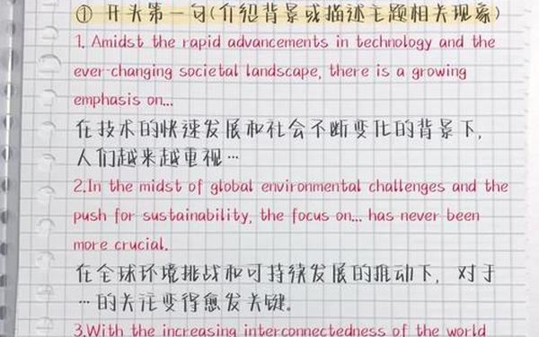 四级作文模板万能句型 英语四级万能作文模板