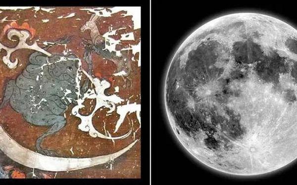 中秋节绘画嫦娥玉兔-月球像什么一样有嫦娥和玉兔吗