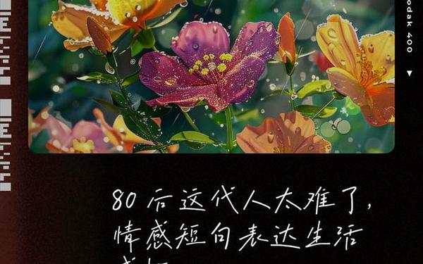 80后经典语录、80后简短感言
