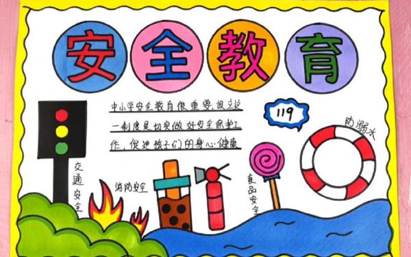 关于安全的手抄报,安全主题手抄报简单又好看图片 关于安全的手抄报,安全主题手抄报简单又好看图片