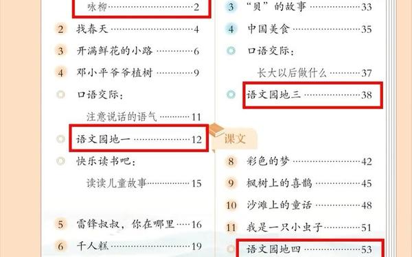 人教版二年级下册语文;二年级下册语文书目录