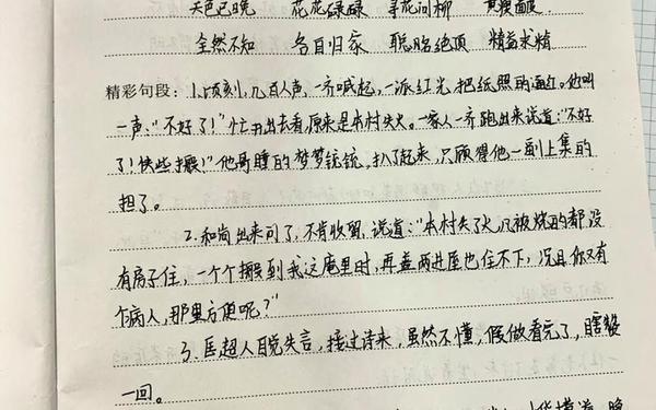 儒林外史读书笔记摘抄,儒林外史人物故事