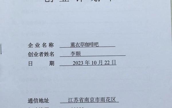 创业计划书怎么填写模板_大学生创业计划书