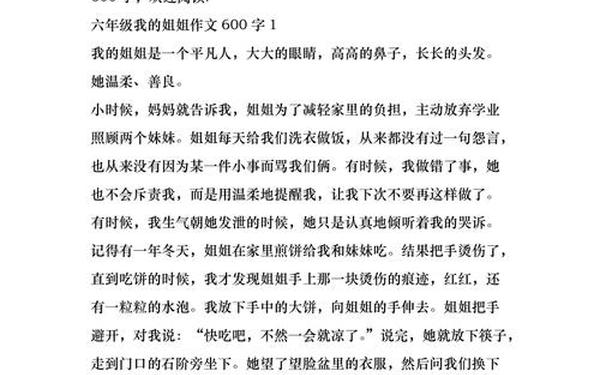 六年级上册语文第六单元作文;谈谈我的写作600字
