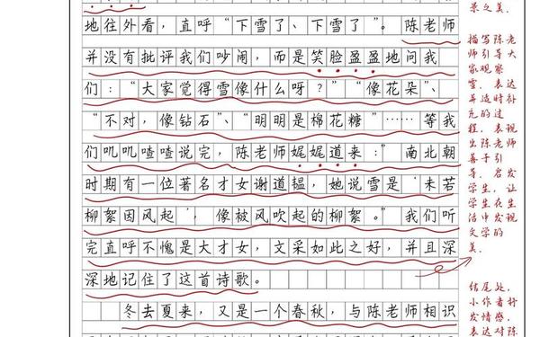 五年级上册语文作文18单元、18全国二卷语文作文