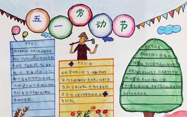 劳动节手抄报的文字,手抄报内容简短50字