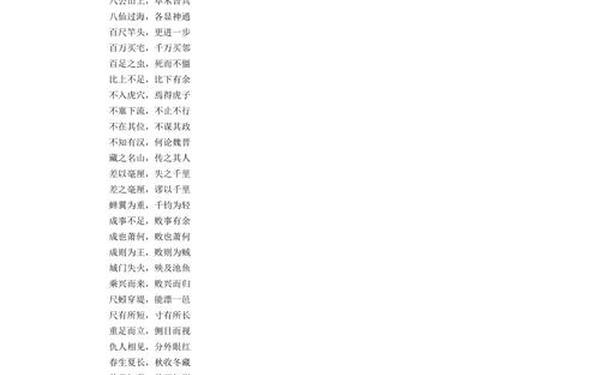 八个字的成语大全集、形容不识人间有耻辱事的成语