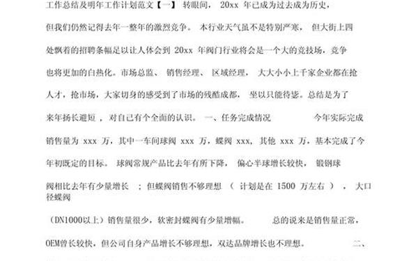 年度工作总结个人2020-2020个人工作年度计划