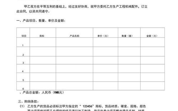 购销合同样本(购销合同模板免费)