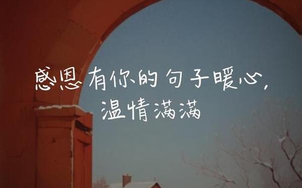 感激的话语暖心简短-感恩的最高境界一句话