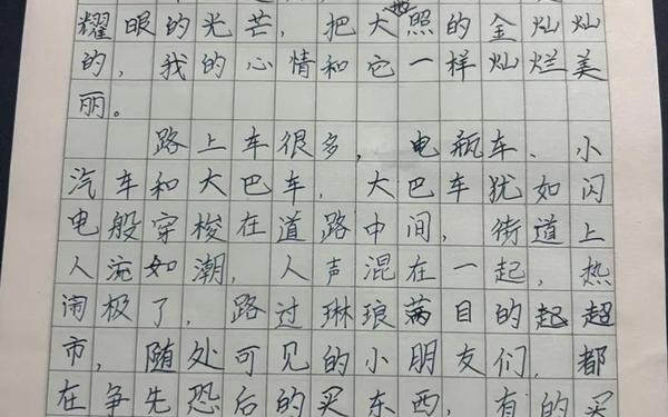 上学的路上三年级作文-上学路上的日记三年级