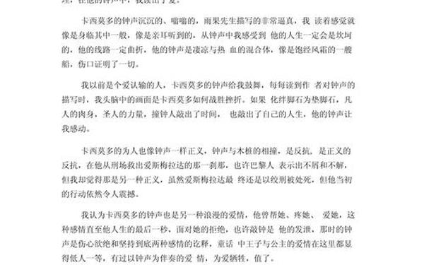 巴黎圣母院读后感;巴黎圣母院主题内容