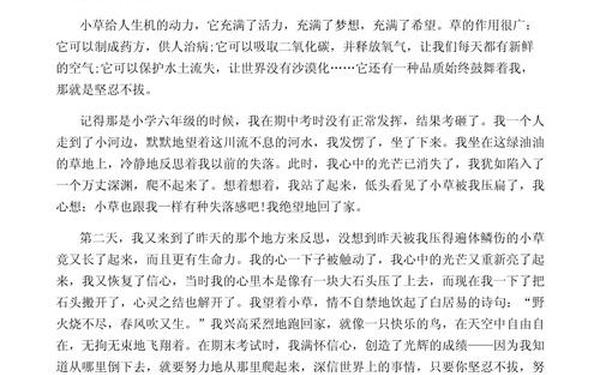 关于托物言志的作文-托物言志类作文