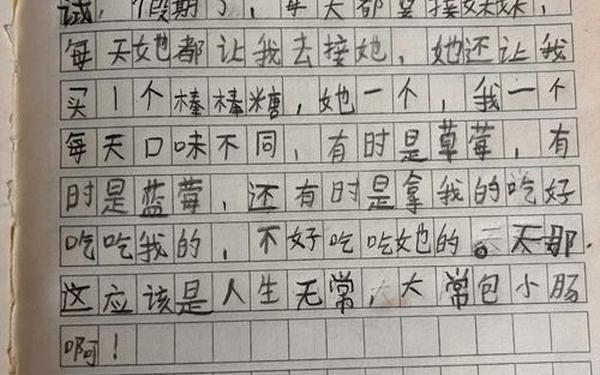 小学生二年级日记大全,1～2年级可抄日记