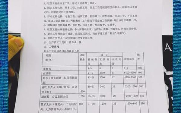 公司薪资结构方案(薪资方案) 公司薪资结构方案(薪资方案)