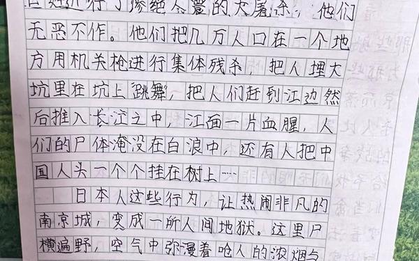 南京大屠杀观后感(南京大屠简要概括50字)