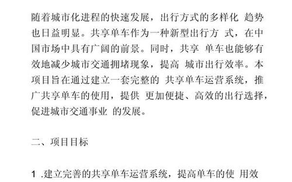 项目规划方案、项目计划书模板范文
