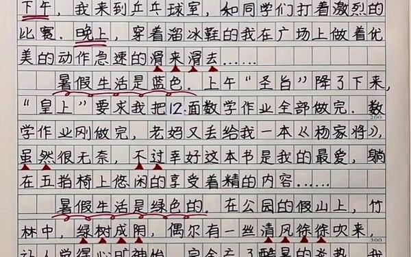 小学三年级作文—帮我写一篇作文